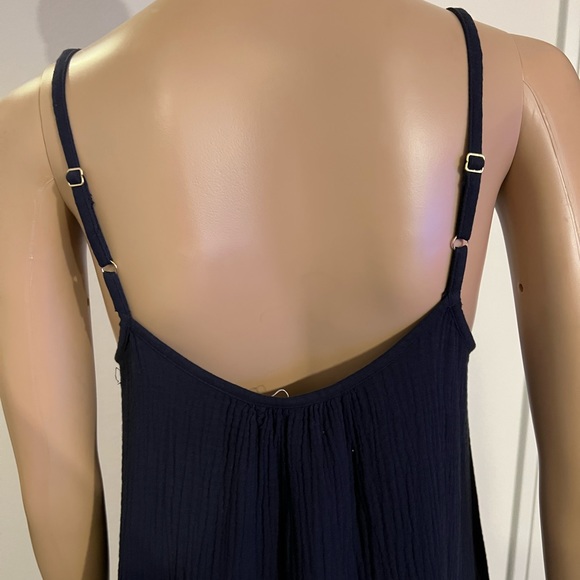 NATION Cotton Crinkle Sleeveless Maxi Dress NWT - Picture 5 of 10